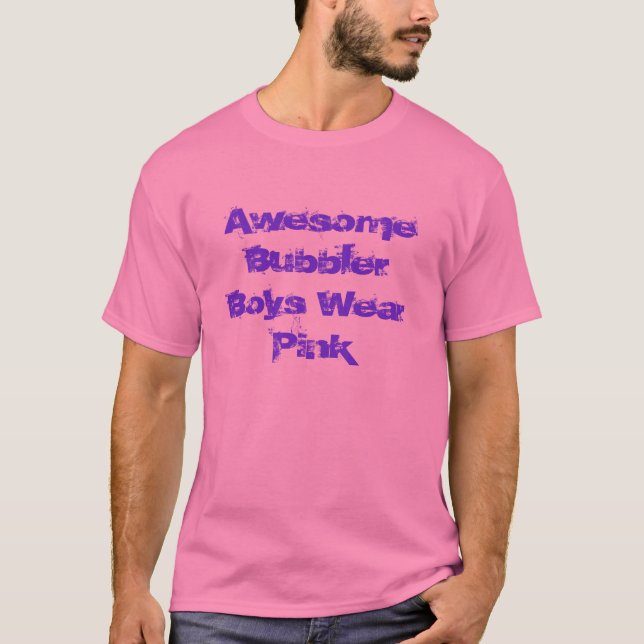 Los muchachos del pelele llevan la camiseta rosada (Anverso)
