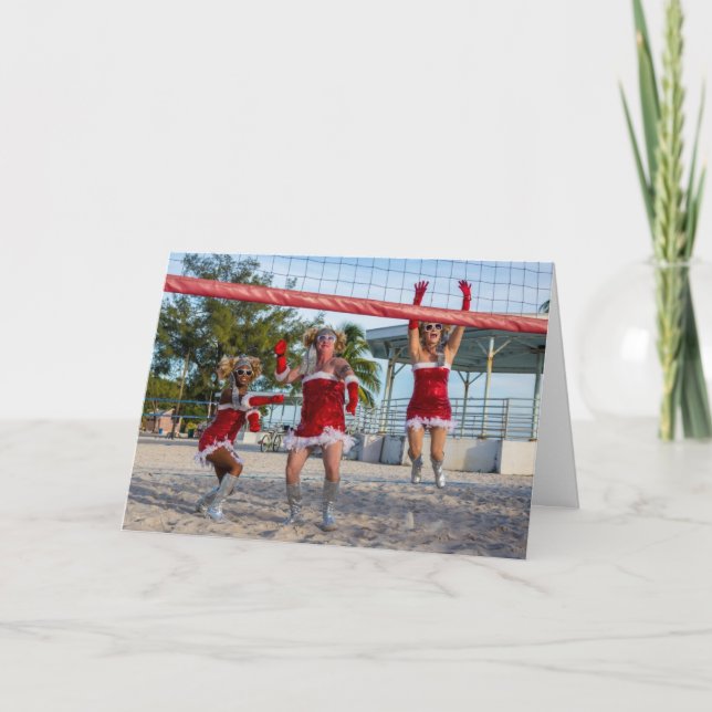 ¡Los Muriels Juegan A La Bola! Tarjeta de Navidad (Anverso)