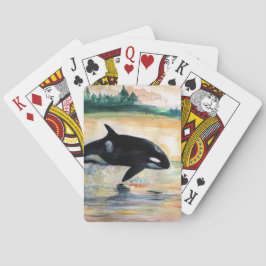 Los naipes de salto de la obra clásica de la orca