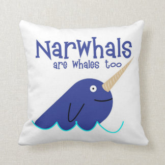 los narwhals son almohada de las ballenas también