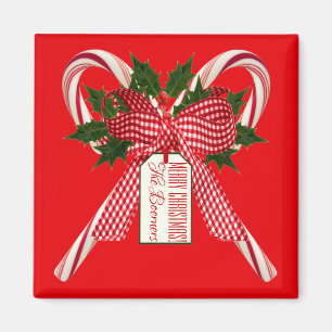 Los Navidades Candy Cane Bouquet desean imán