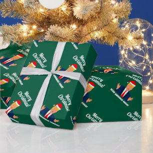 Los Navidades de Trump envuelven papel Mantener a