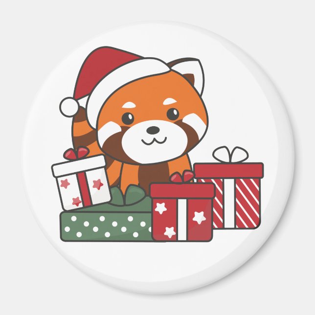 Los Navidades del Panda Rojo regalan el imán de in (Frente)