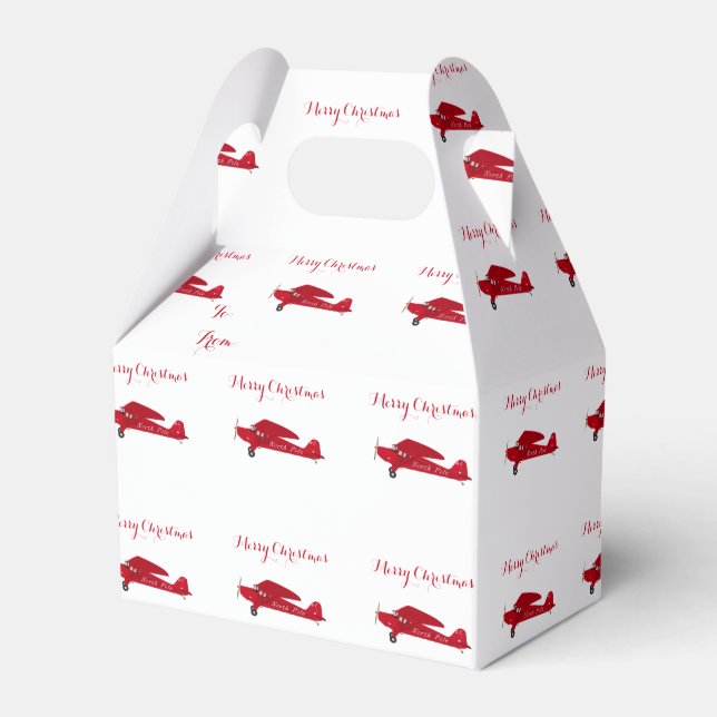 Los navidades favorecen las cajas del avión viejo  (Front Side)