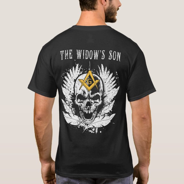 LOS Navidades HIJOS DE WIDOWS entregan camiseta pr (Reverso)