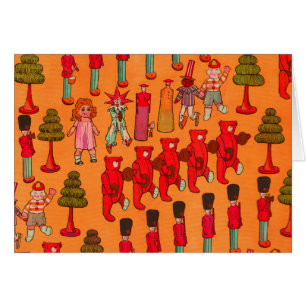 Los navidades juguetean a los niños vintage