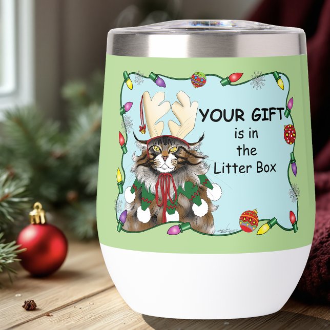 Los navidades le dan gracia al gato verde (Subido por el creador)