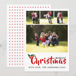 Los Navidades más bonitos gritan una tarjeta de co