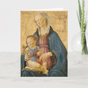 Los Navidades religiosos le dan la tarjeta a la ma