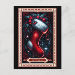 Los Navidades repartiendo la tarjeta Tarot