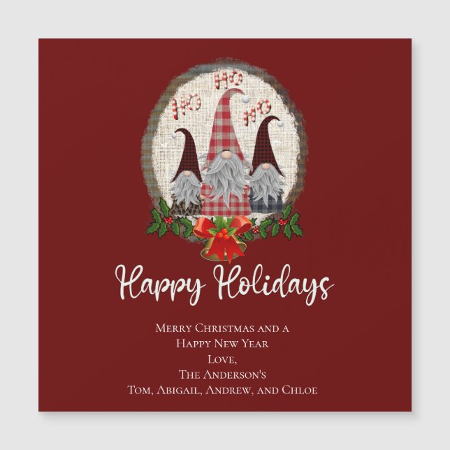 Los navidades se enganchan a las fiestas felices y (Anverso)