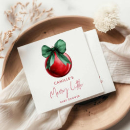 Los navidades se ríen de la servilleta de papel de