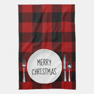 Los navidades Toman La Toalla De Cocina De Buffalo