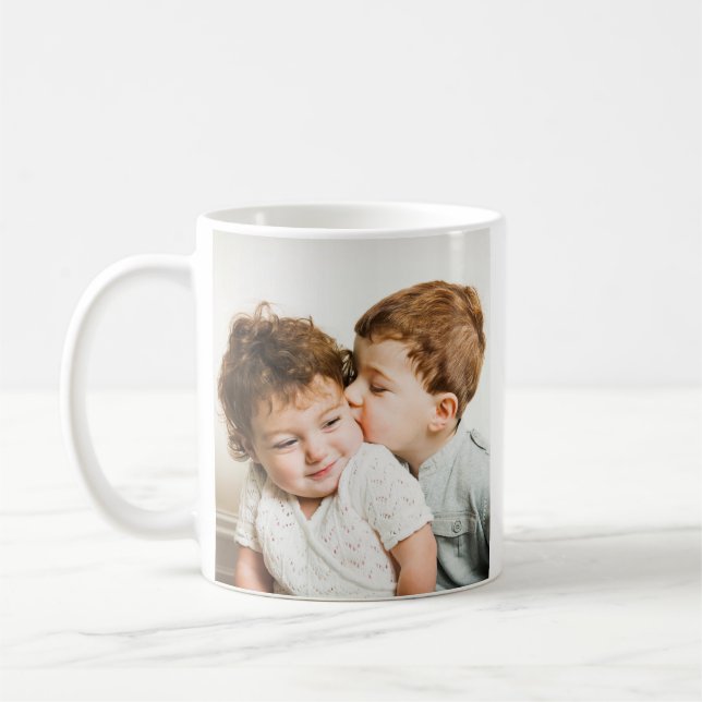 Los nietos más consentidos - Taza con foto (Izquierda)