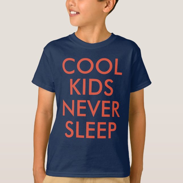 Los niños de Guay nunca duermen | Camiseta de niño (Anverso)