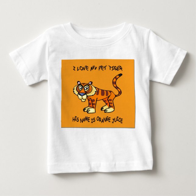 LOS NIÑOS DEL TIGRE DEL MASCOTA MULTAN LA CAMISETA (Anverso)