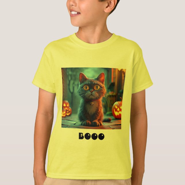 Los niños hablaban de la camiseta del gato de Hall (Anverso)