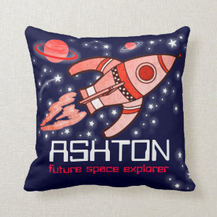 Los niños nombran la almohada del rojo de la
