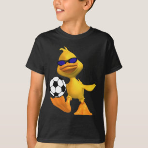 Los niños refrescan la camiseta del fútbol