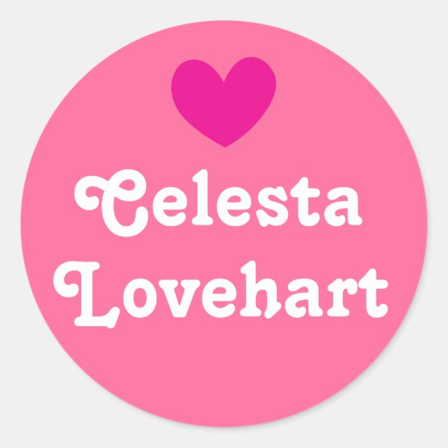 Los niños se llamaron pegatina de chicas blancos y (Anverso)