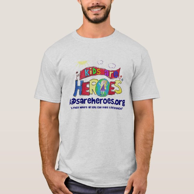 Los niños son camiseta de los héroes (Anverso)