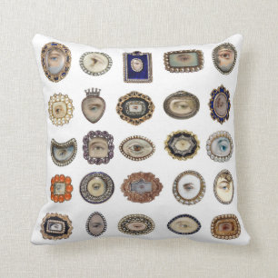 Los ojos del amante romántico, almohadas