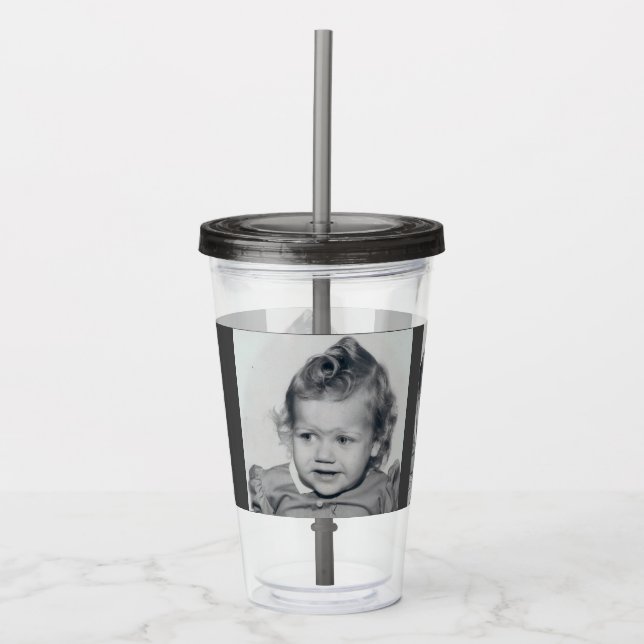 Los ojos del vaso del acrílico de Keke (Anverso)