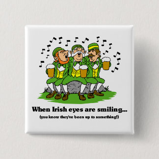 Los ojos irlandeses son botón sonriente
