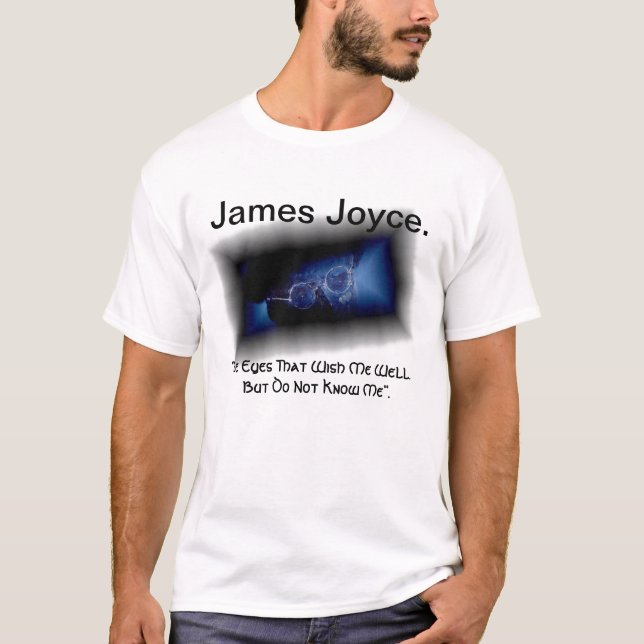 "Los ojos que ven" la camiseta de la cita de James (Anverso)