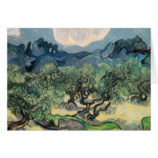 los olivos,1889, Vincent van Gogh (Anverso (Horizontal))