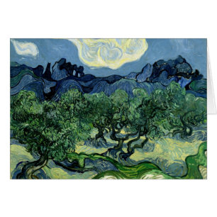 Los olivos de Vincent van Gogh (1889)