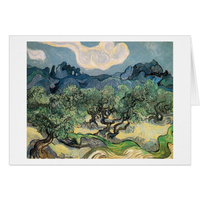 Los Olivos, Vincent van Gogh (Anverso (Horizontal))