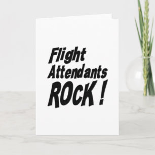 ¡Los Operadores De Vuelo Rock! Tarjeta mediana