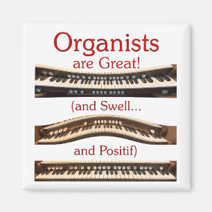 Los organistas son grandes imanes