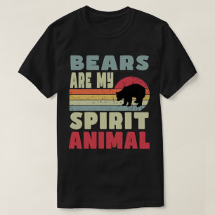 Los osos son mi camiseta animal espiritual