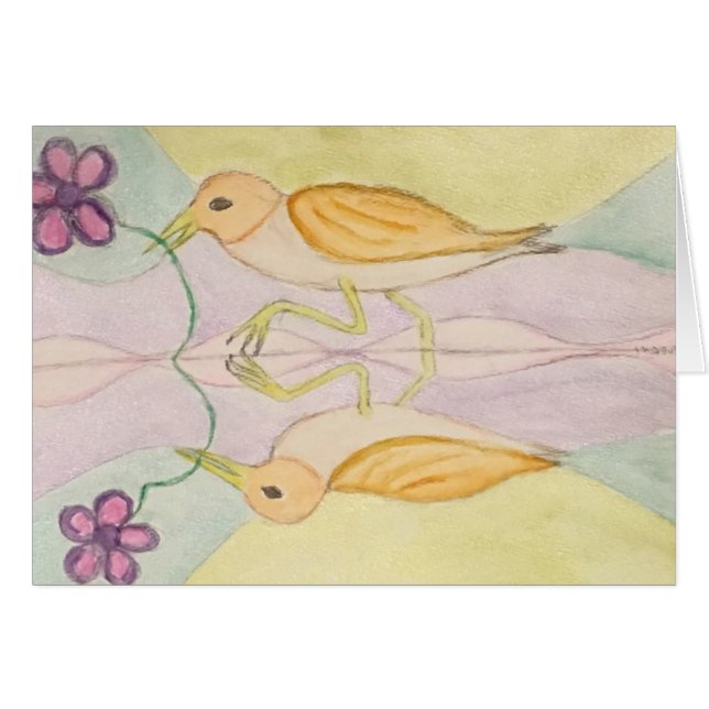 los pájaros reflejan (Anverso (Horizontal))