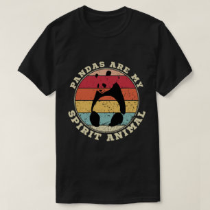 Los pandas son mi camiseta animal espiritual