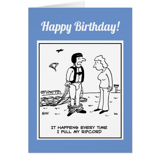 Los pantalones del paracaidista caen. (Frente)