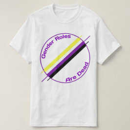 Los papeles del género son camiseta muerta