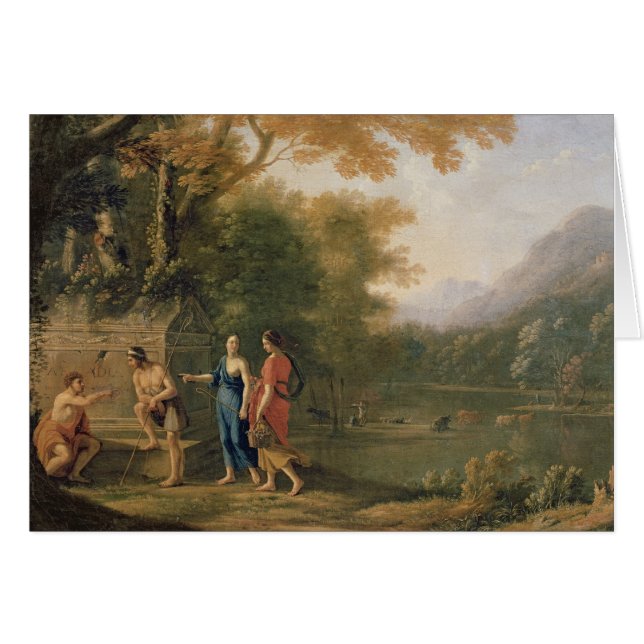 Los pastores del árcade (Anverso (Horizontal))
