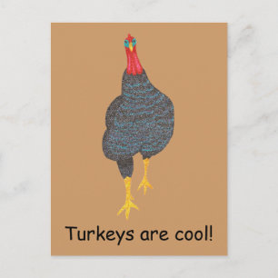 Los pavos son geniales, las postales del pointilli