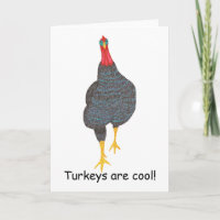 Los pavos son geniales, las tarjetas de felicitaci