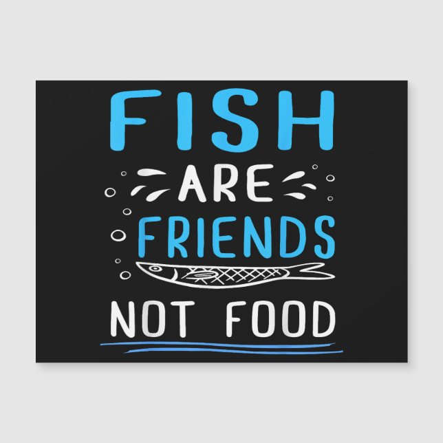 Los peces son amigos, no comida, camiseta de pesca (Anverso)