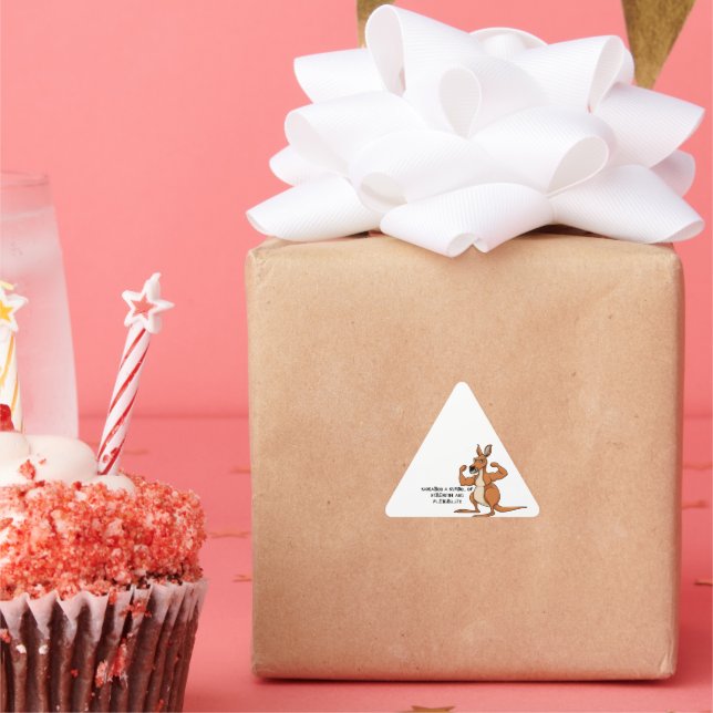 Los pegatinas canguro son un símbolo de fuerza (Fiesta)