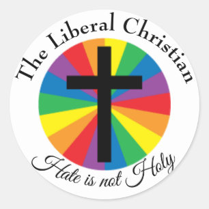 Los pegatinas cristianos liberales