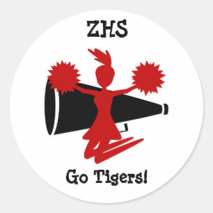 Los pegatinas de la animadora