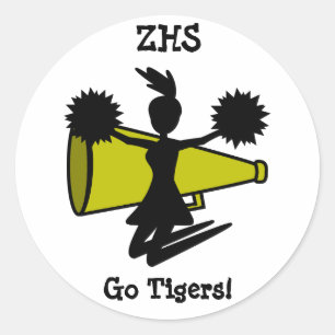 Los pegatinas de la animadora