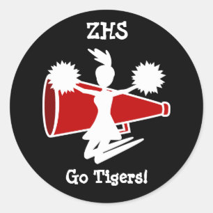 Los pegatinas de la animadora