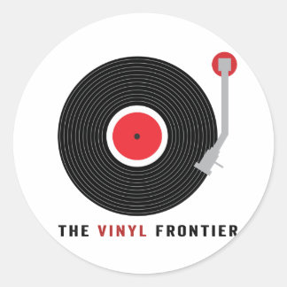 Los Pegatinas de la frontera de Vinyl