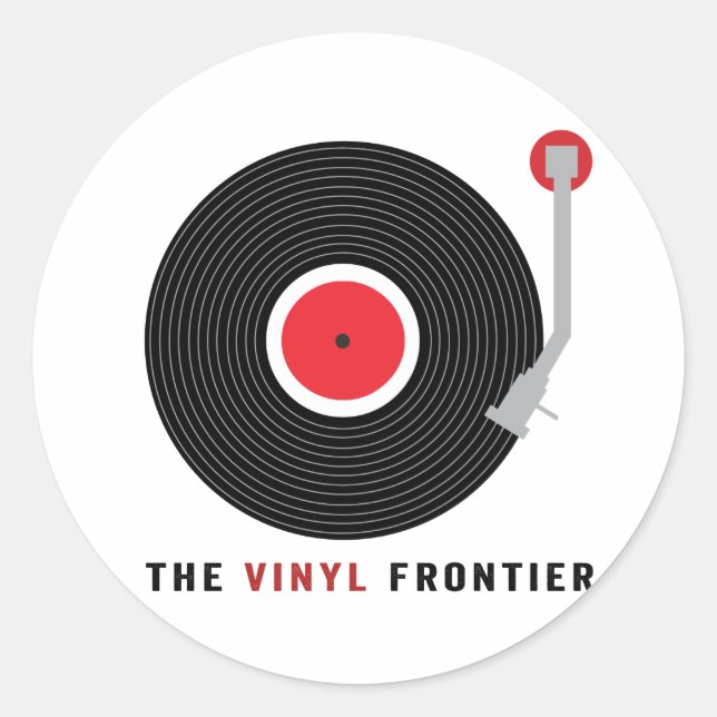 Los Pegatinas de la frontera de Vinyl (Anverso)